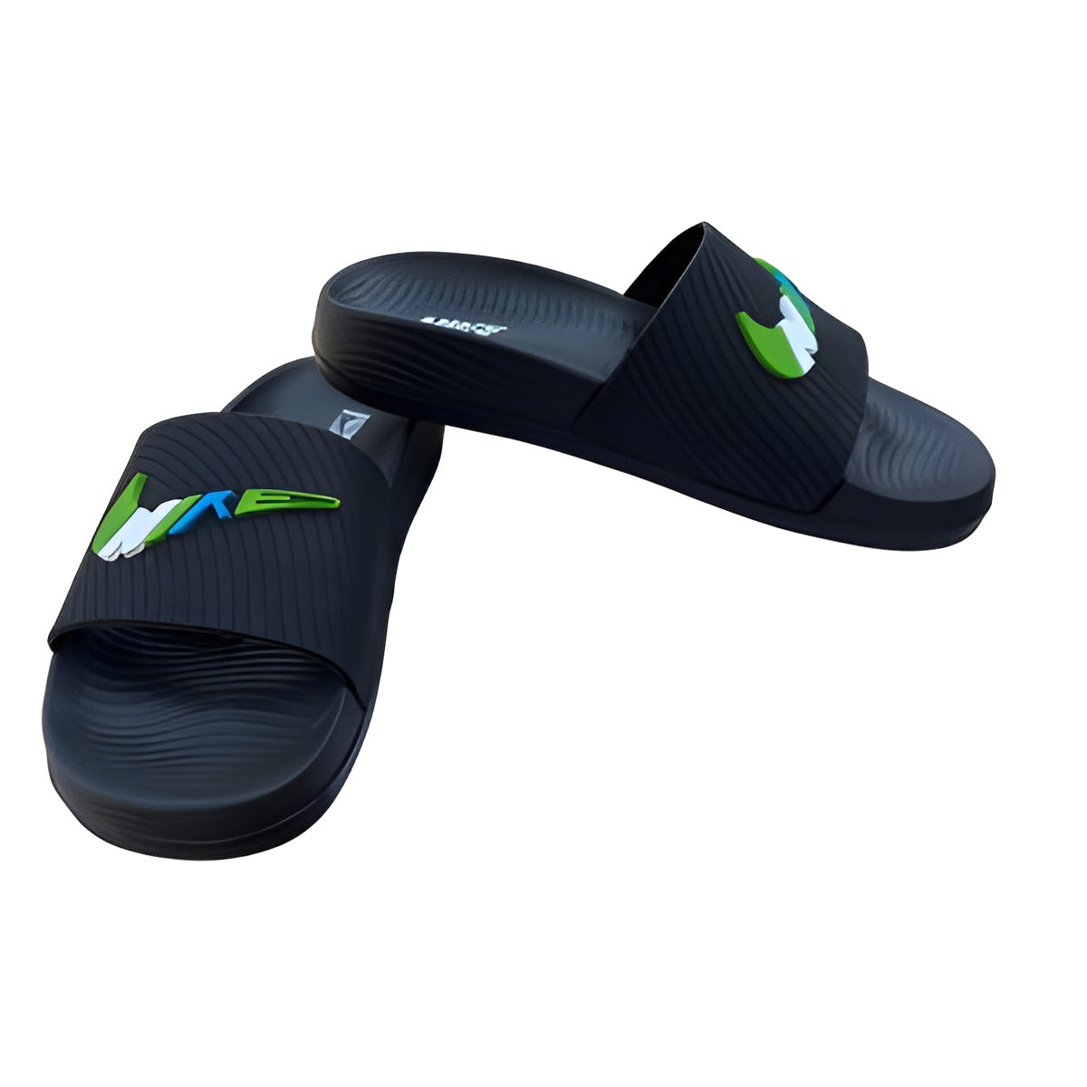 Aura Stepz : soft sole slippers green.